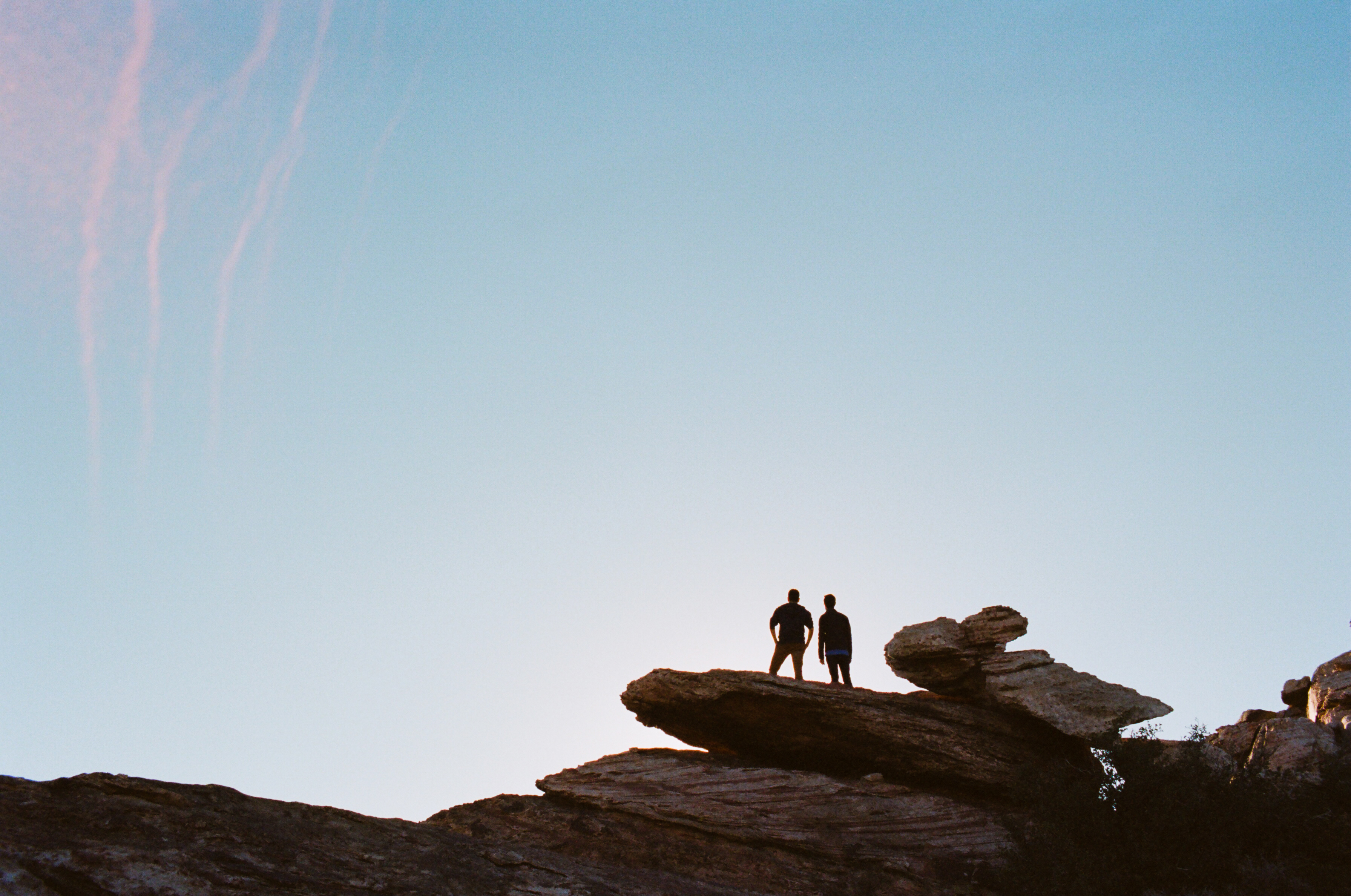 Adam and Jesse at Red Rock Canyon